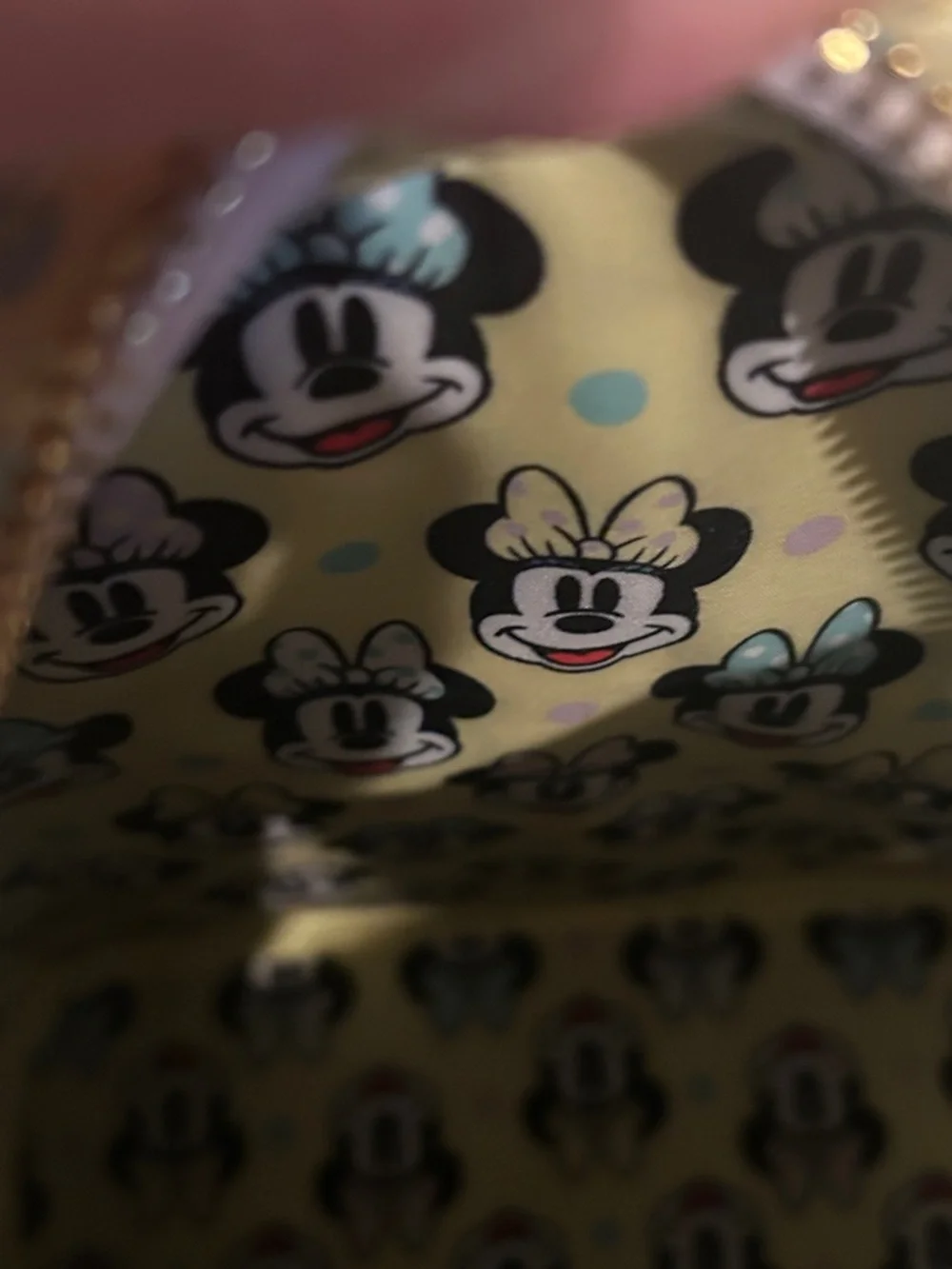 NWT Loungefly Disney Minnie Mouse‎ Pastel Polka Dot Mini Backpack